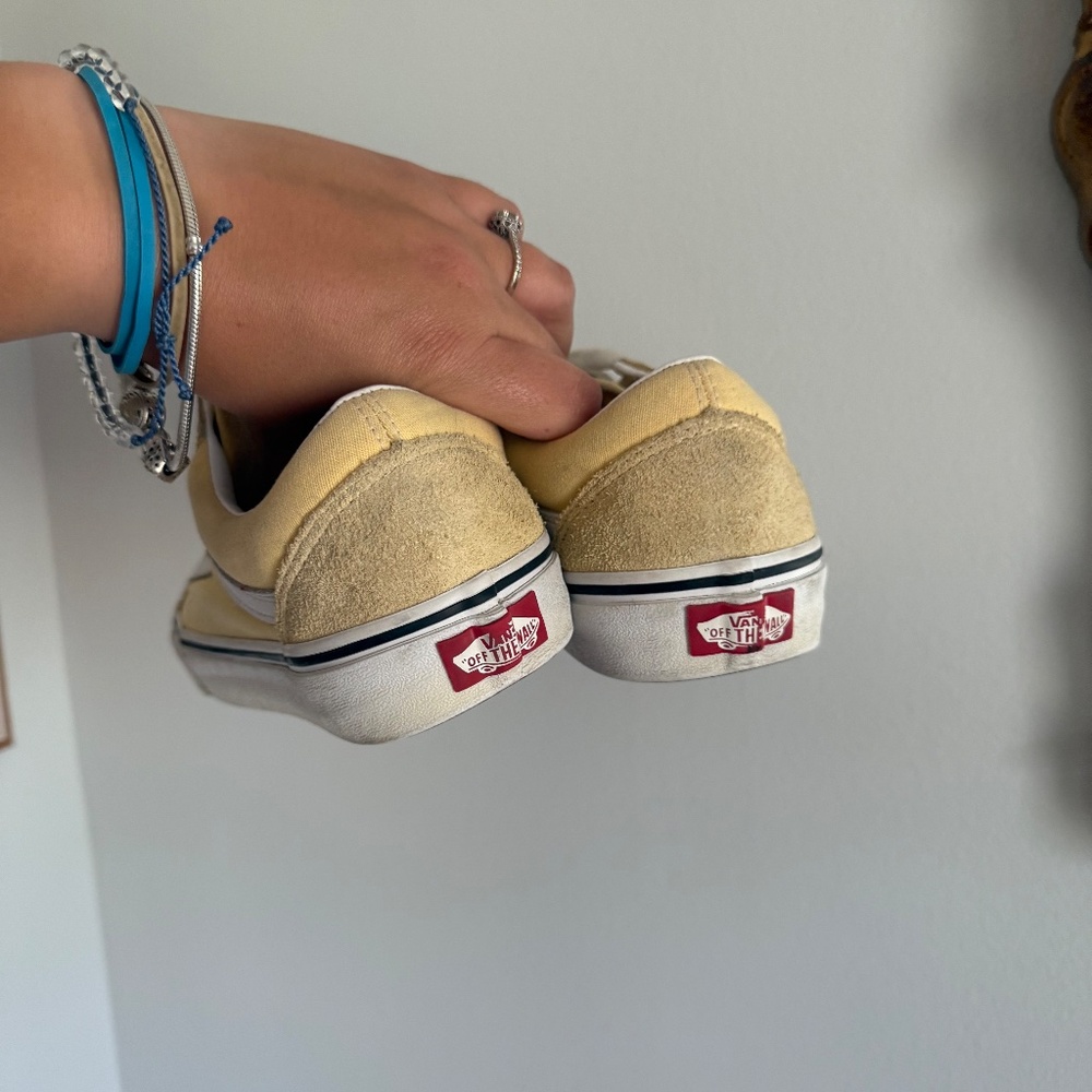 Yellow Vans Women's size 9 - Picture 6 of 10